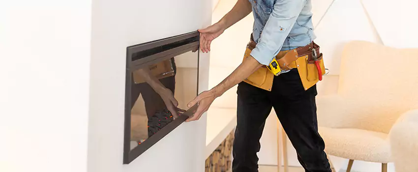 Metal Fireplace Installation in Carmichael, California