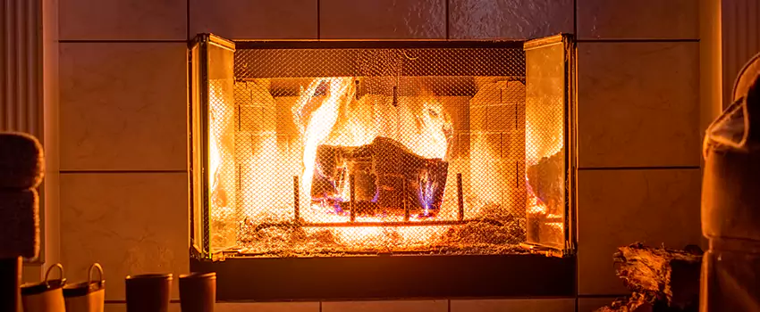 Mendota Hearth Landscape Fireplace Installation in Carmichael, California