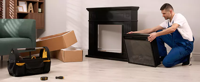 Old Rusted Metal Fireplace Repair And Replacement in Carmichael, CA