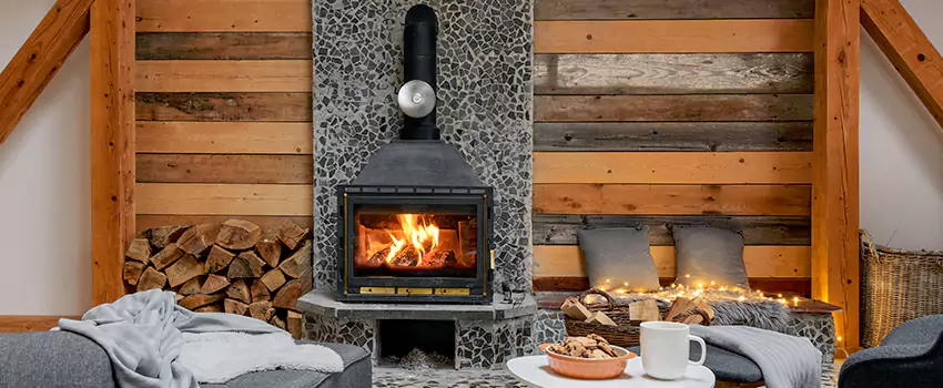 Thelin Hearth Products Direct Vent Gas Stove Fireplace Inspection in Carmichael, California